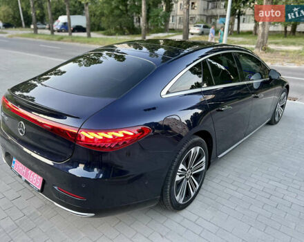 Синий Мерседес EQS, объемом двигателя 0 л и пробегом 19 тыс. км за 51000 $, фото 24 на Automoto.ua