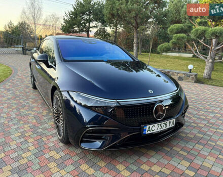 Синій Мерседес EQS, об'ємом двигуна 0 л та пробігом 64 тис. км за 68700 $, фото 1 на Automoto.ua