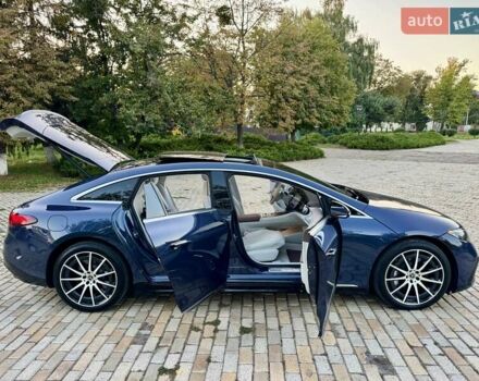 Синий Мерседес EQS, объемом двигателя 0 л и пробегом 16 тыс. км за 79000 $, фото 42 на Automoto.ua
