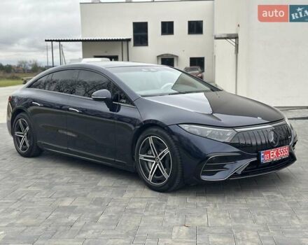 Синий Мерседес EQS, объемом двигателя 0 л и пробегом 44 тыс. км за 57999 $, фото 19 на Automoto.ua