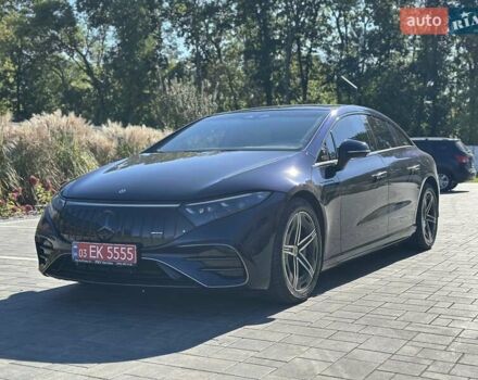 Синий Мерседес EQS, объемом двигателя 0 л и пробегом 41 тыс. км за 58999 $, фото 1 на Automoto.ua