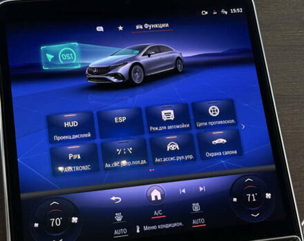 Синий Мерседес EQS, объемом двигателя 0 л и пробегом 32 тыс. км за 59900 $, фото 19 на Automoto.ua