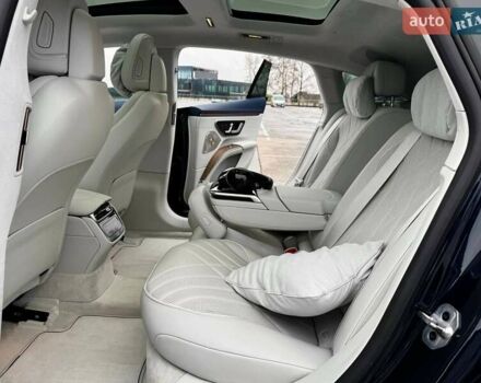 Синий Мерседес EQS, объемом двигателя 0 л и пробегом 19 тыс. км за 79990 $, фото 26 на Automoto.ua