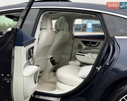 Синий Мерседес EQS, объемом двигателя 0 л и пробегом 19 тыс. км за 79990 $, фото 22 на Automoto.ua