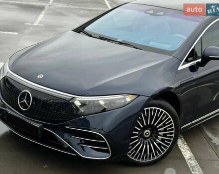 Синий Мерседес EQS, объемом двигателя 0 л и пробегом 19 тыс. км за 79990 $, фото 6 на Automoto.ua