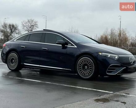 Синий Мерседес EQS, объемом двигателя 0 л и пробегом 19 тыс. км за 79990 $, фото 8 на Automoto.ua