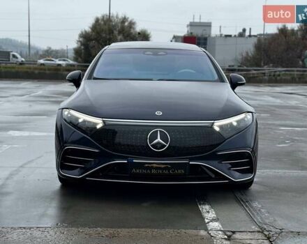 Синий Мерседес EQS, объемом двигателя 0 л и пробегом 19 тыс. км за 79990 $, фото 3 на Automoto.ua