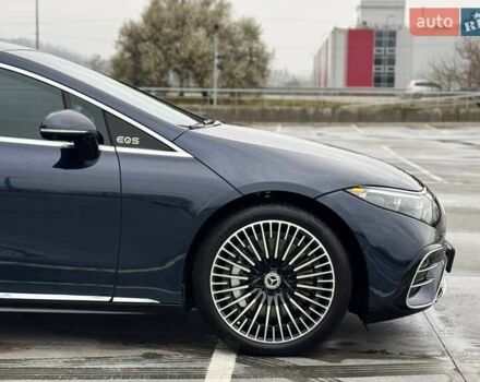 Синий Мерседес EQS, объемом двигателя 0 л и пробегом 19 тыс. км за 79990 $, фото 10 на Automoto.ua