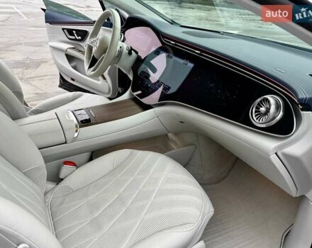 Синий Мерседес EQS, объемом двигателя 0 л и пробегом 19 тыс. км за 79990 $, фото 29 на Automoto.ua