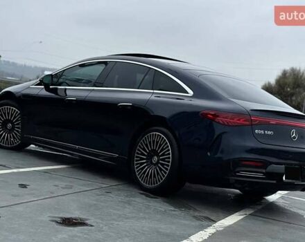 Синий Мерседес EQS, объемом двигателя 0 л и пробегом 19 тыс. км за 79990 $, фото 13 на Automoto.ua
