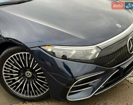 Синий Мерседес EQS, объемом двигателя 0 л и пробегом 19 тыс. км за 79990 $, фото 1 на Automoto.ua