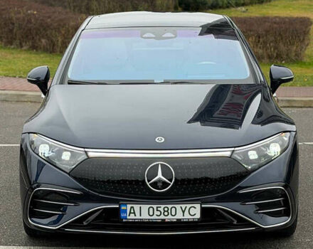 Синий Мерседес EQS, объемом двигателя 0 л и пробегом 19 тыс. км за 71900 $, фото 2 на Automoto.ua