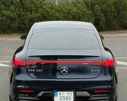 Синий Мерседес EQS, объемом двигателя 0 л и пробегом 19 тыс. км за 71900 $, фото 7 на Automoto.ua
