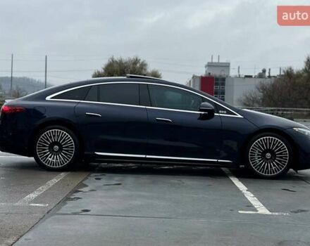 Синий Мерседес EQS, объемом двигателя 0 л и пробегом 19 тыс. км за 79990 $, фото 17 на Automoto.ua