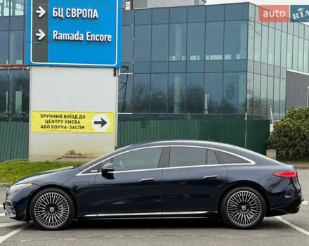 Синий Мерседес EQS, объемом двигателя 0 л и пробегом 19 тыс. км за 71900 $, фото 3 на Automoto.ua