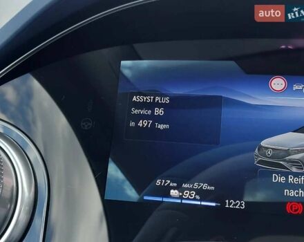 Синий Мерседес EQS, объемом двигателя 0 л и пробегом 38 тыс. км за 83000 $, фото 20 на Automoto.ua