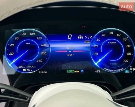 Синий Мерседес EQS, объемом двигателя 0 л и пробегом 19 тыс. км за 79990 $, фото 44 на Automoto.ua