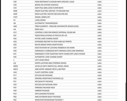 Синий Мерседес EQS, объемом двигателя 0 л и пробегом 10 тыс. км за 128290 $, фото 26 на Automoto.ua