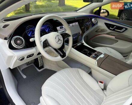 Синій Мерседес EQS, об'ємом двигуна 0 л та пробігом 6 тис. км за 66500 $, фото 10 на Automoto.ua