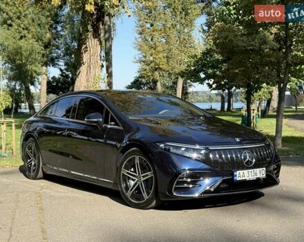 Синій Мерседес EQS, об'ємом двигуна 0 л та пробігом 6 тис. км за 66500 $, фото 49 на Automoto.ua