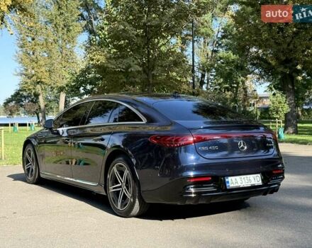 Синій Мерседес EQS, об'ємом двигуна 0 л та пробігом 6 тис. км за 66500 $, фото 6 на Automoto.ua