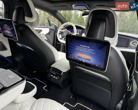 Синий Мерседес EQS, объемом двигателя 0 л и пробегом 10 тыс. км за 128290 $, фото 12 на Automoto.ua