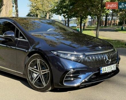 Синій Мерседес EQS, об'ємом двигуна 0 л та пробігом 6 тис. км за 66500 $, фото 52 на Automoto.ua