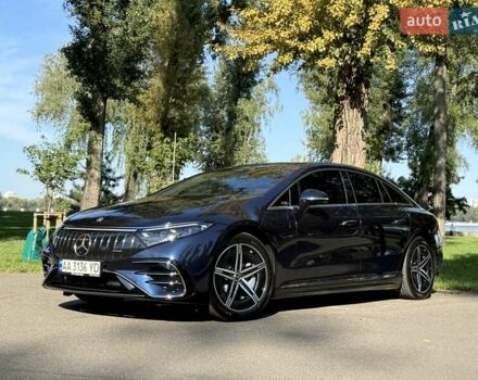 Синій Мерседес EQS, об'ємом двигуна 0 л та пробігом 6 тис. км за 66500 $, фото 46 на Automoto.ua