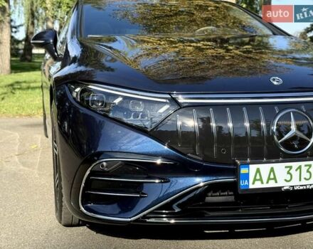 Синій Мерседес EQS, об'ємом двигуна 0 л та пробігом 6 тис. км за 66500 $, фото 56 на Automoto.ua