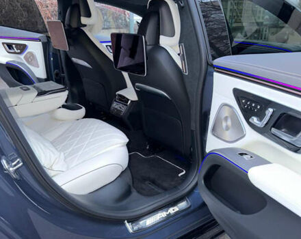 Синий Мерседес EQS, объемом двигателя 0 л и пробегом 10 тыс. км за 128290 $, фото 20 на Automoto.ua