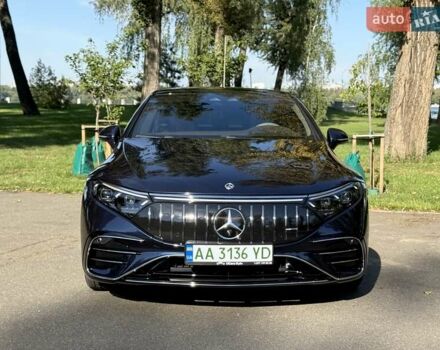 Синій Мерседес EQS, об'ємом двигуна 0 л та пробігом 6 тис. км за 66500 $, фото 57 на Automoto.ua