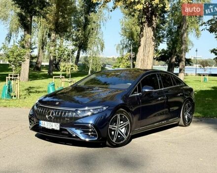 Синій Мерседес EQS, об'ємом двигуна 0 л та пробігом 6 тис. км за 66500 $, фото 40 на Automoto.ua