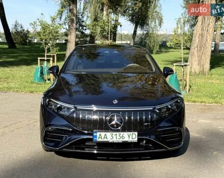 Синій Мерседес EQS, об'ємом двигуна 0 л та пробігом 6 тис. км за 66500 $, фото 58 на Automoto.ua