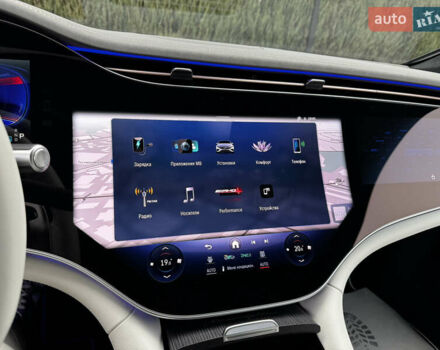 Синий Мерседес EQS, объемом двигателя 0 л и пробегом 10 тыс. км за 128290 $, фото 18 на Automoto.ua