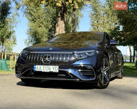 Синій Мерседес EQS, об'ємом двигуна 0 л та пробігом 6 тис. км за 66500 $, фото 45 на Automoto.ua