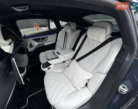 Синий Мерседес EQS, объемом двигателя 0 л и пробегом 10 тыс. км за 128290 $, фото 11 на Automoto.ua