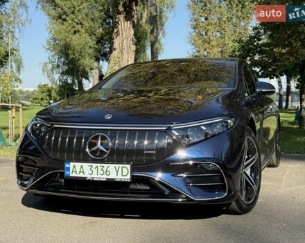 Синій Мерседес EQS, об'ємом двигуна 0 л та пробігом 6 тис. км за 66500 $, фото 43 на Automoto.ua