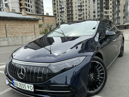 Мерседес EQS 2022 в Киеве на Automoto.ua Синий Мерседес EQS, объемом двигателя 0 л и пробегом 38 тыс. км за 62000 $, фото 1 на Automoto.ua
