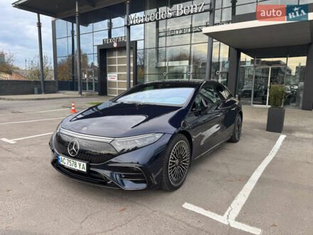 Синій Мерседес EQS, об'ємом двигуна 0 л та пробігом 64 тис. км за 68700 $, фото 1 на Automoto.ua