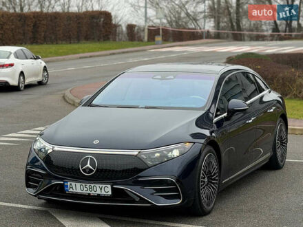 Синий Мерседес EQS, объемом двигателя 0 л и пробегом 19 тыс. км за 71900 $, фото 1 на Automoto.ua