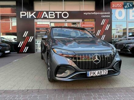 Серый Мерседес EQS SUV, объемом двигателя 0 л и пробегом 10 тыс. км за 76500 $, фото 1 на Automoto.ua