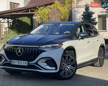Синий Мерседес EQS SUV, объемом двигателя 0 л и пробегом 31 тыс. км за 67000 $, фото 25 на Automoto.ua