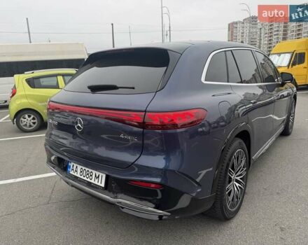 Синий Мерседес EQS SUV, объемом двигателя 0 л и пробегом 19 тыс. км за 71000 $, фото 5 на Automoto.ua