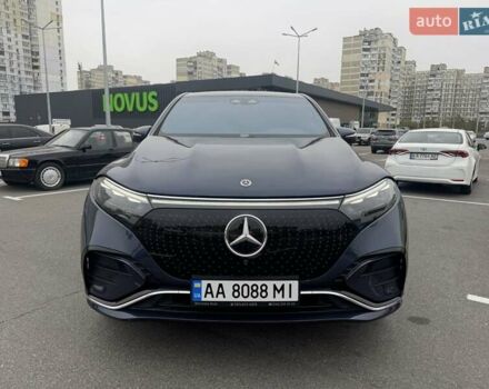 Синий Мерседес EQS SUV, объемом двигателя 0 л и пробегом 19 тыс. км за 71000 $, фото 1 на Automoto.ua