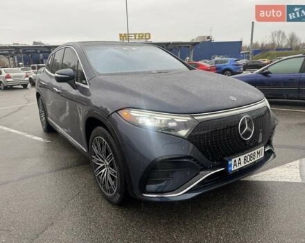 Синий Мерседес EQS SUV, объемом двигателя 0 л и пробегом 19 тыс. км за 70000 $, фото 4 на Automoto.ua