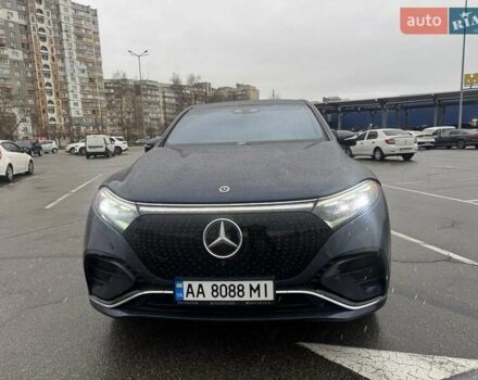 Синий Мерседес EQS SUV, объемом двигателя 0 л и пробегом 19 тыс. км за 70000 $, фото 1 на Automoto.ua