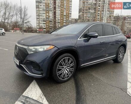 Синий Мерседес EQS SUV, объемом двигателя 0 л и пробегом 19 тыс. км за 70000 $, фото 3 на Automoto.ua