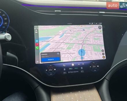 Синий Мерседес EQS SUV, объемом двигателя 0 л и пробегом 19 тыс. км за 71000 $, фото 30 на Automoto.ua