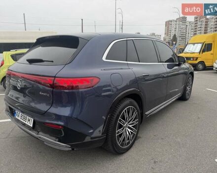 Синий Мерседес EQS SUV, объемом двигателя 0 л и пробегом 19 тыс. км за 71000 $, фото 6 на Automoto.ua