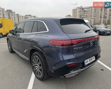 Синий Мерседес EQS SUV, объемом двигателя 0 л и пробегом 19 тыс. км за 71000 $, фото 8 на Automoto.ua